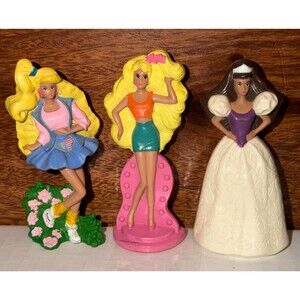 1990s McDonald’s Barbie Happy Meal Figures | Vintage Barbie Toys Collectible